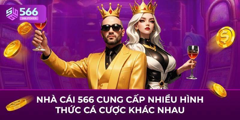 Nhà cái 566 cung cấp nhiều hình thức cá cược khác nhau